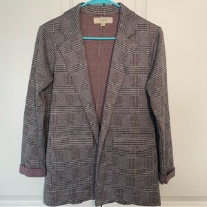 Plaid blazer